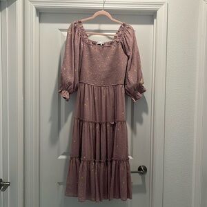 Ivy city starry nights dress lilac